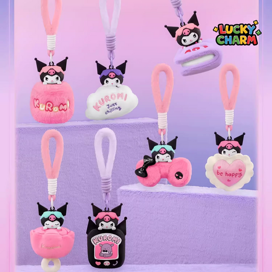 Blind Box Sanrio Kuromi Chilling Time Plush Aromatherapy Series