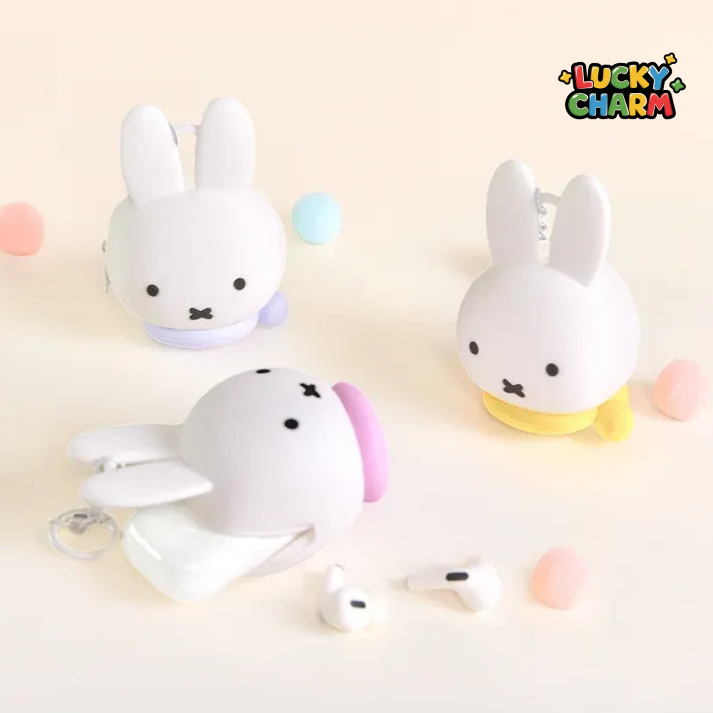 Blind Box Miffy Silicone Earphone Bag Series