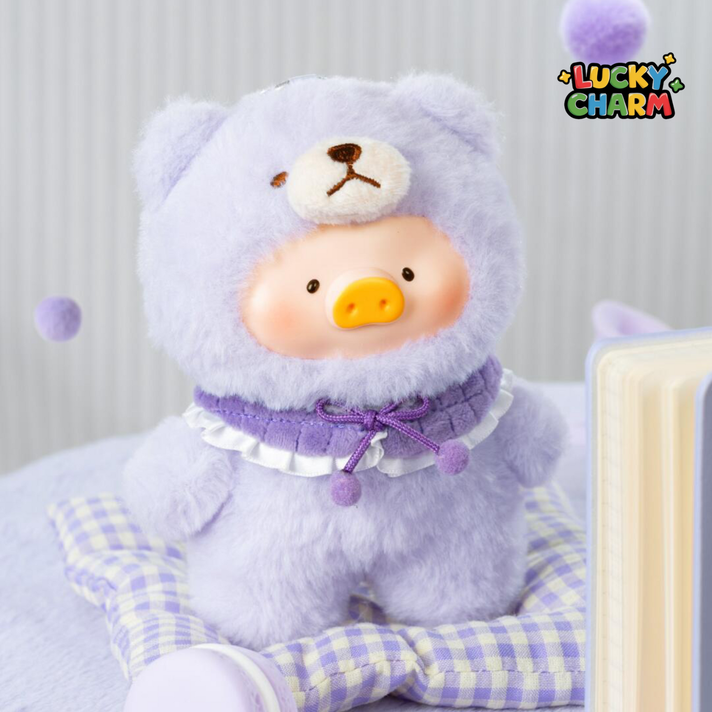 Blind Box LuLu the Piggy Joyful Time Plush Keychain Series