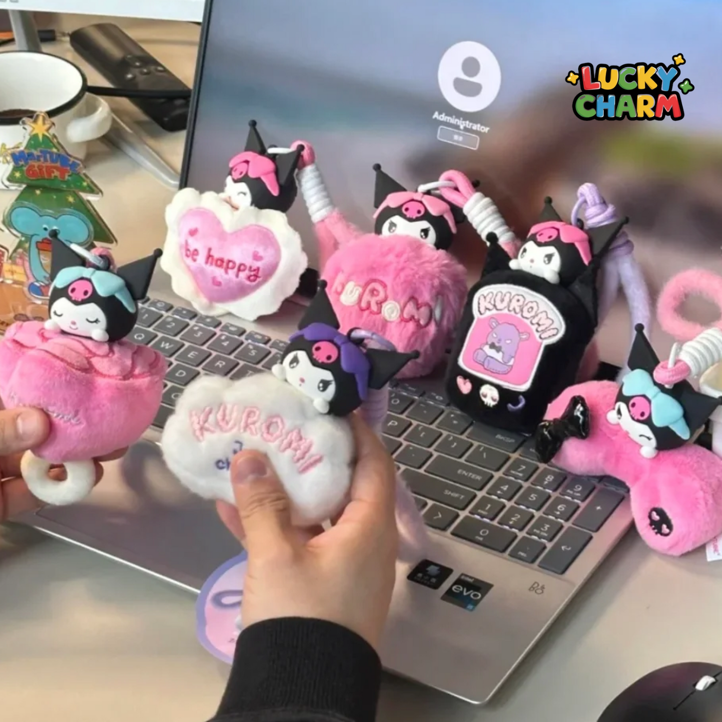 Blind Box Sanrio Kuromi Chilling Time Plush Aromatherapy Series