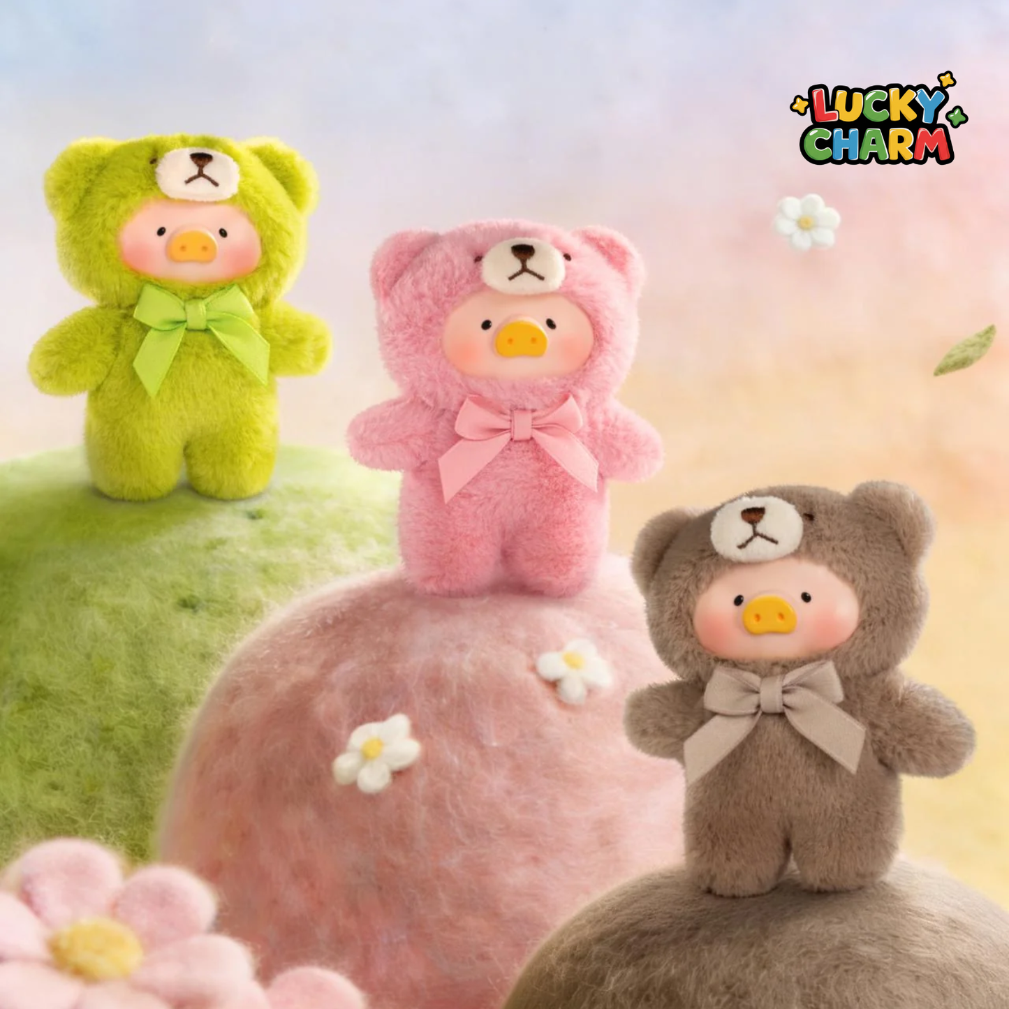 Blind Box LuLu the Piggy Teddy Mini's Whispers of Nature Plush Phone Charm Series