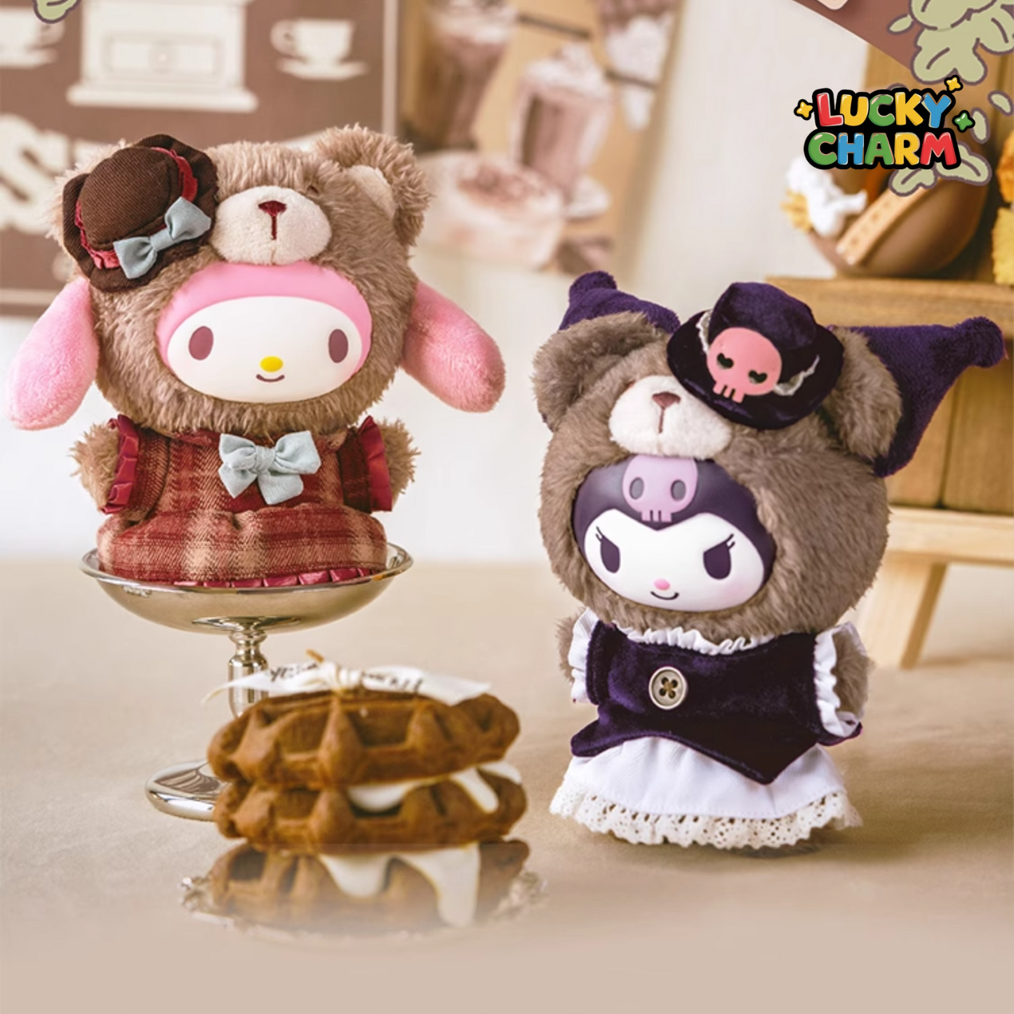 Blind Box Sanrio Afternoon Tea Plush Keychain Series