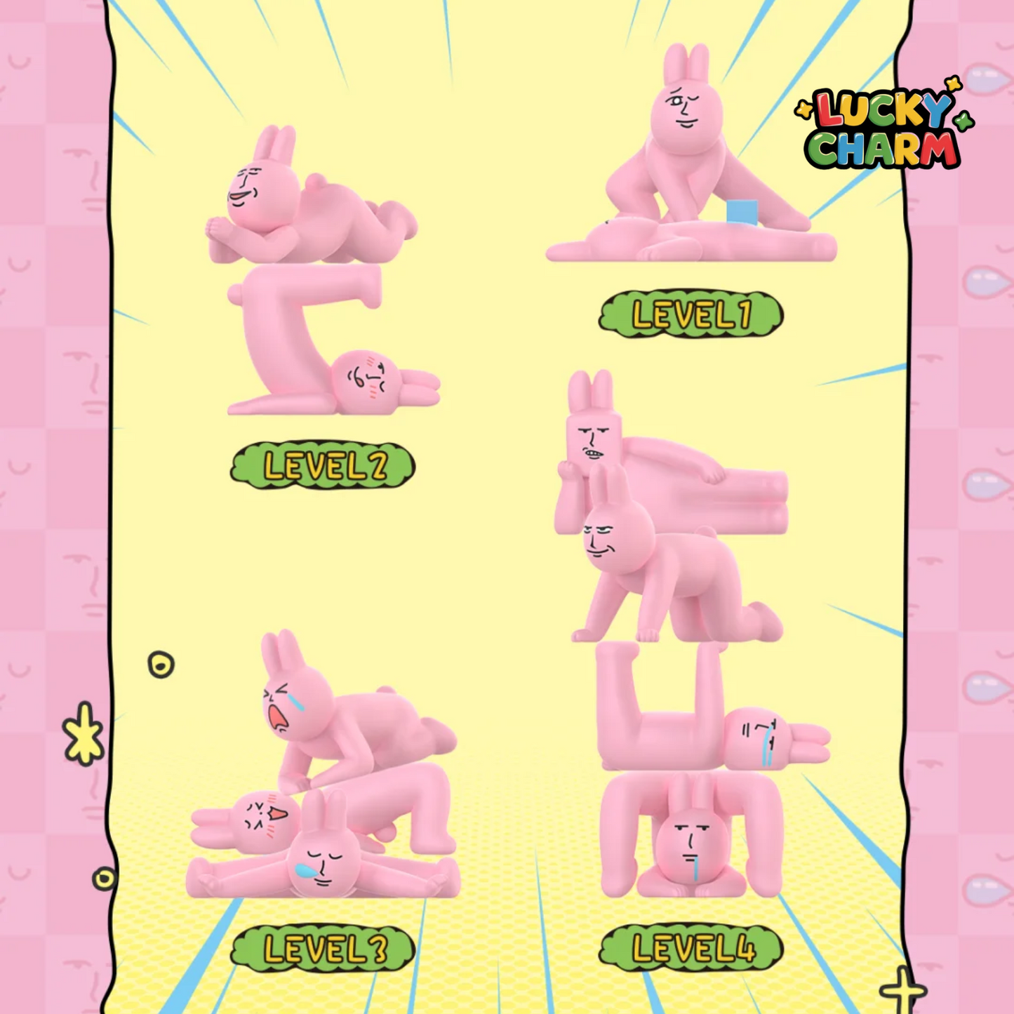 Blind Box My Friend Rabbit Yoga Series