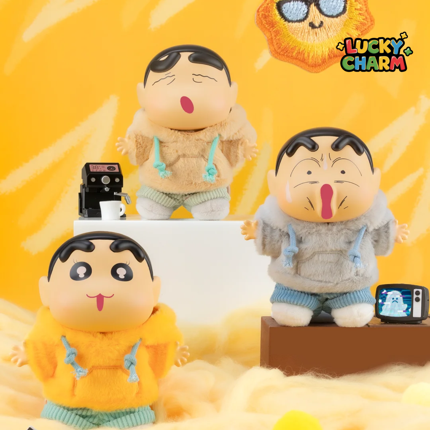 Blind Box Crayon Shin-Chan Emotional Dopamine Plush Series