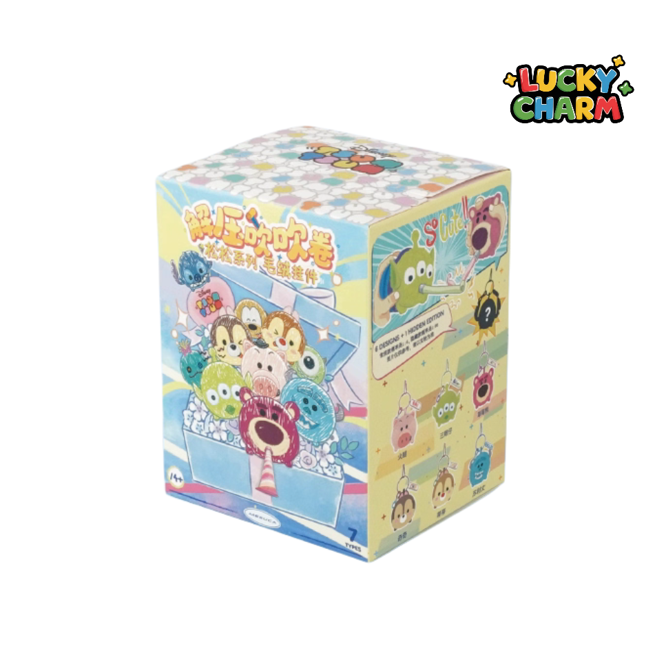 Blind Box Disney Tsum Tsum Blowing Roll Toy Plush Series