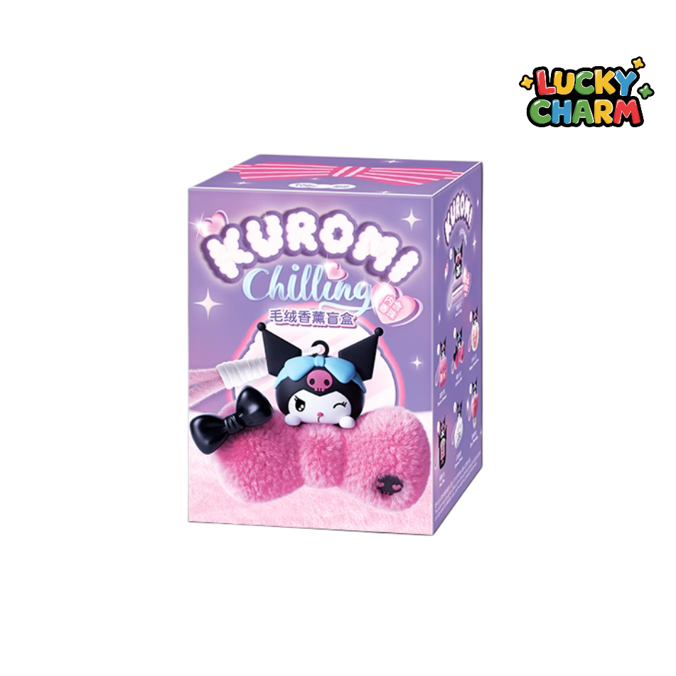 Blind Box Sanrio Kuromi Chilling Time Plush Aromatherapy Series