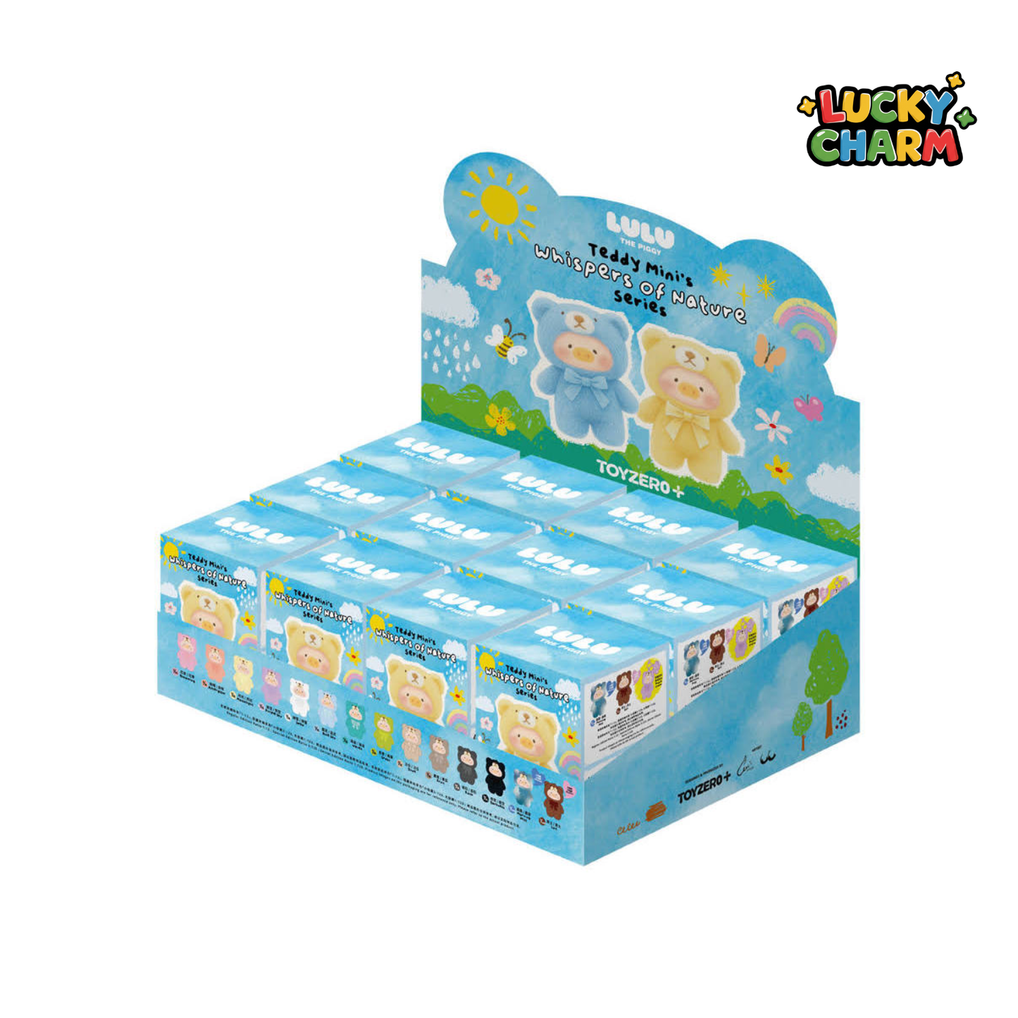 Blind Box LuLu the Piggy Teddy Mini's Whispers of Nature Plush Phone Charm Series