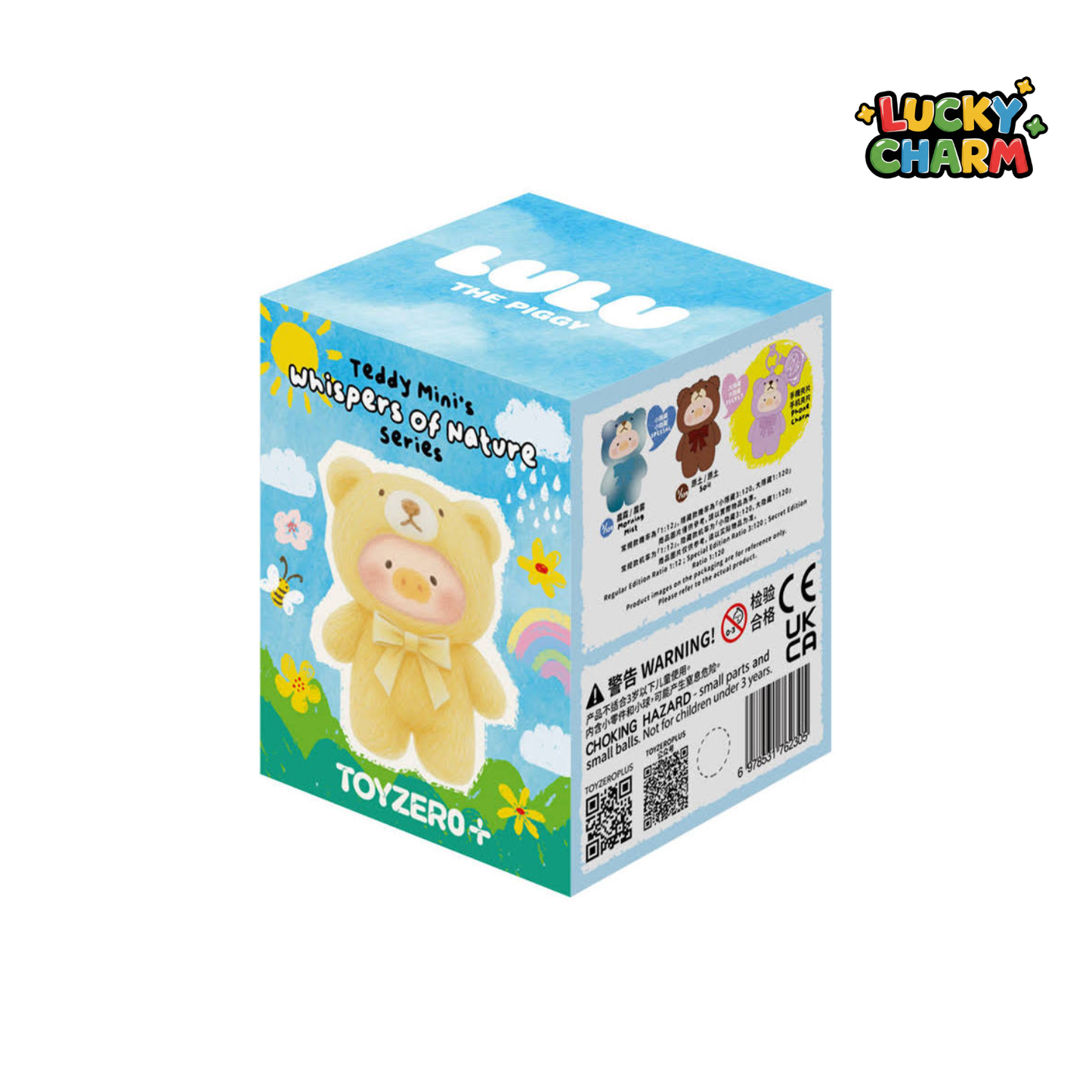 Blind Box LuLu the Piggy Teddy Mini's Whispers of Nature Plush Phone Charm Series