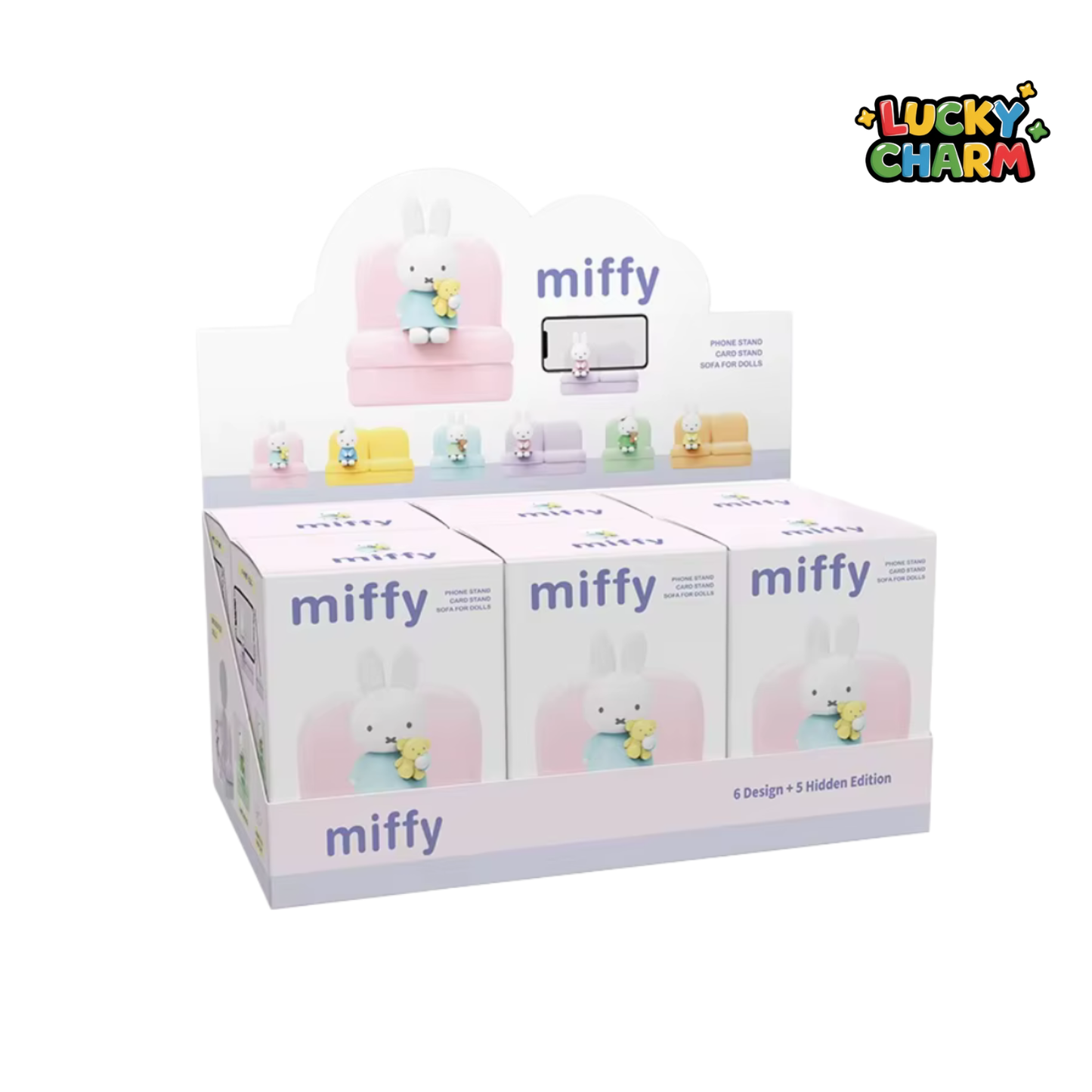 Blind Box Miffy Sofa Phone Stand Series Support de Téléphone