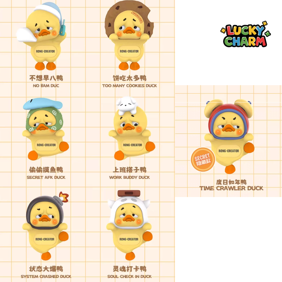 Blind Box Upsetduck Status Display Duck Series